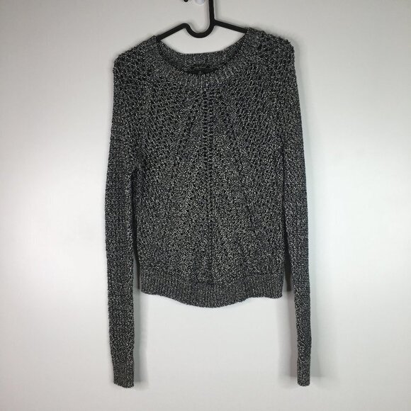 Lucky Brand Sweaters - Lucky Brand Gray Knit Sweater with Crew Neckline